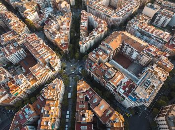 Luftaufnahme, Barcelona