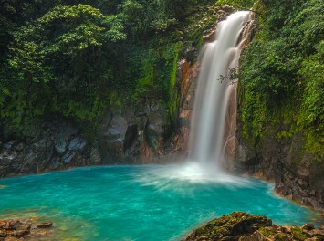 Rio Celeste Wasserfälle, Costa Rica